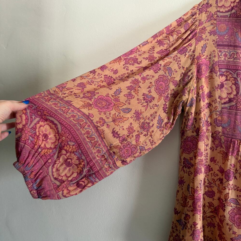 SPELL Folk Song Boho Blouse Pink and Peach Spell & The Gypsy Collective Medium - Picture 3 of 6